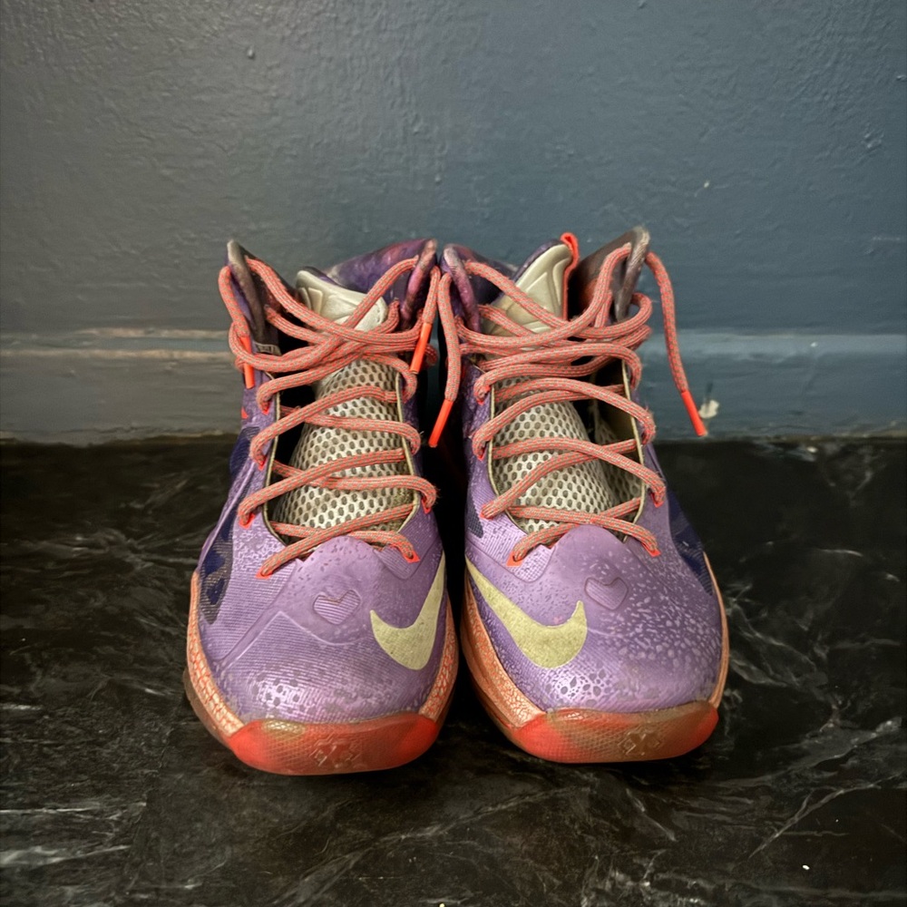 Kids Purple and Orange Athletic Shoes